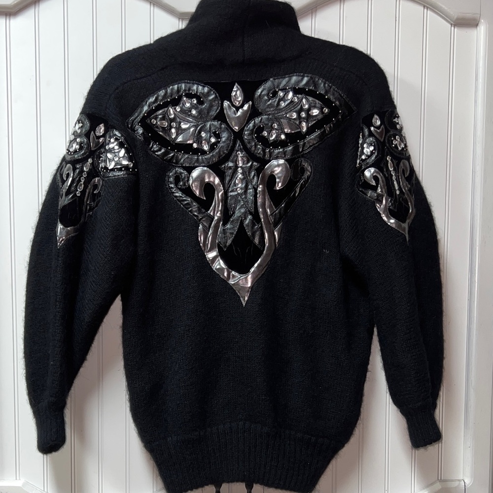 I.B. Diffusion Heavyweight Mohair Cardigan Sweater S Oversized
